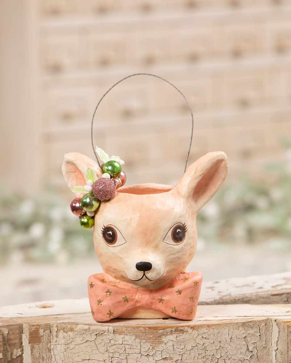 Pastel Fawnie Small Christmas Bucket